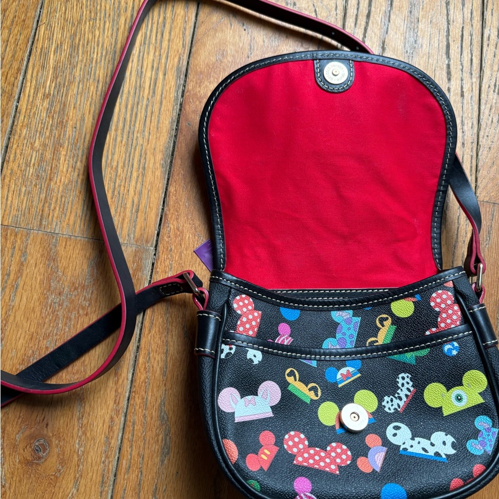 Dooney & Bourke Mickey Mouse Black Crossbody Bag - Picture 7 of 8